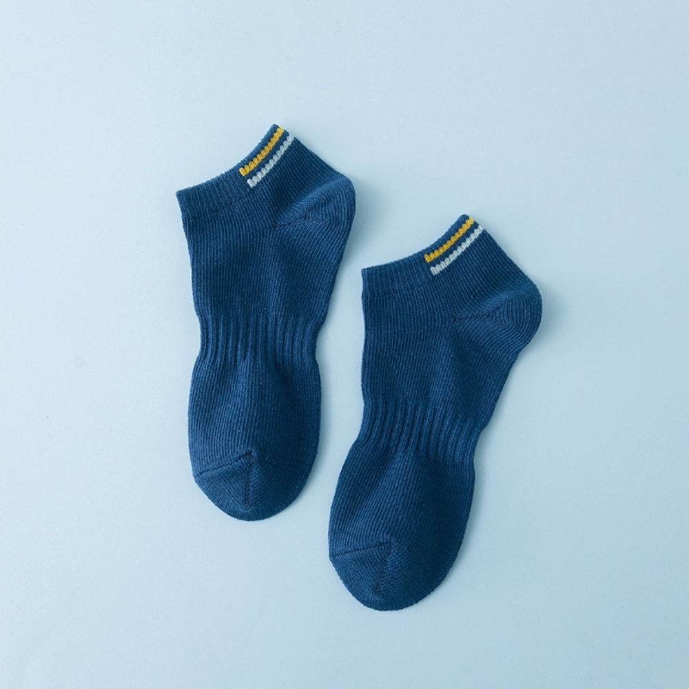 5 Pairs Men Cotton Breathable Ankle Low Cut Socks - Picture 3 of 8